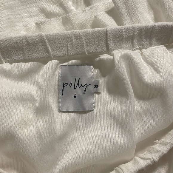 Princess Polly Marlowe Mini Skirt White US8 - Picture 6 of 6